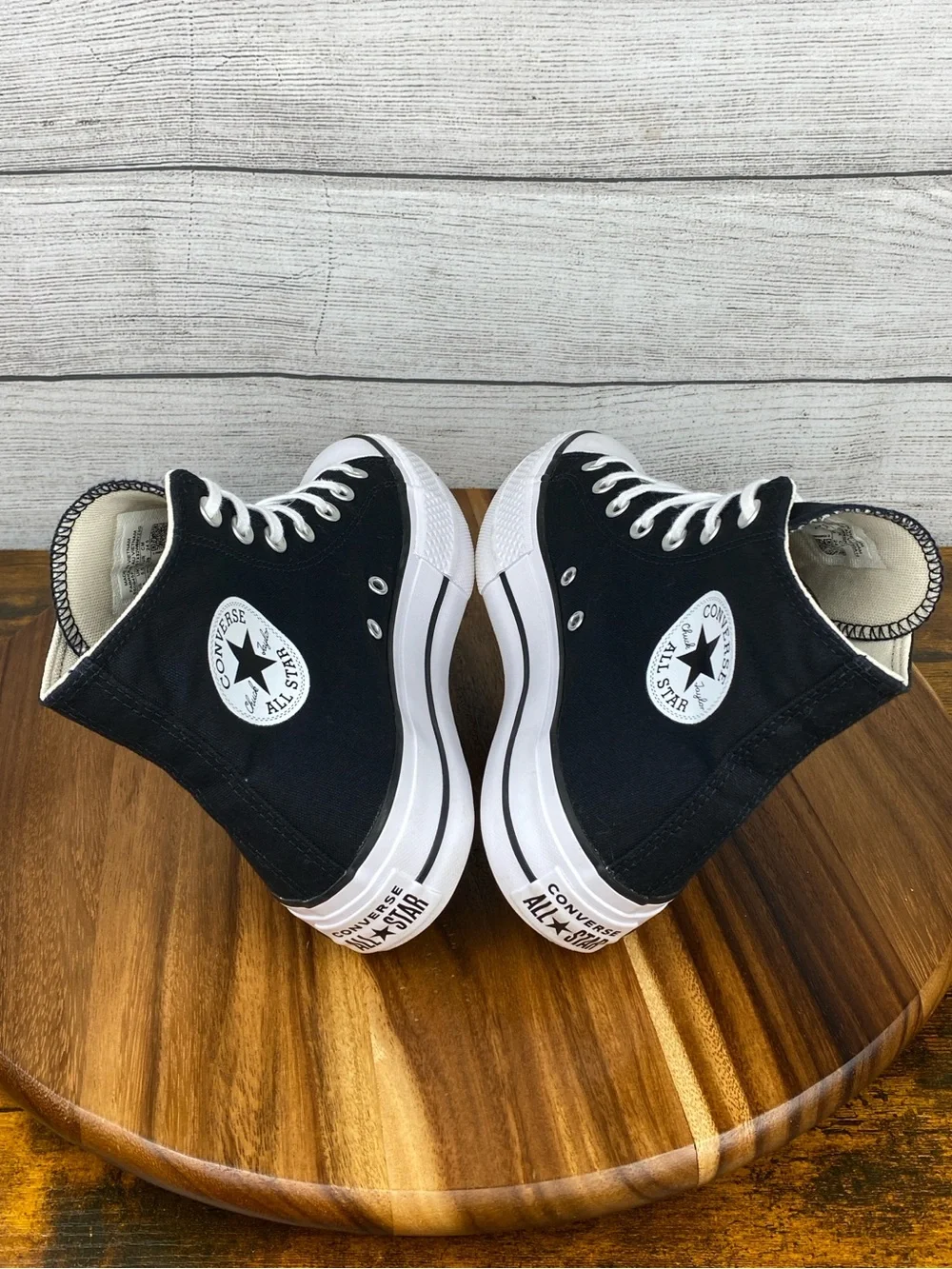 Converse Chuck Taylor All Star High Lift Platform Black Shoe 560845F Size 7.5